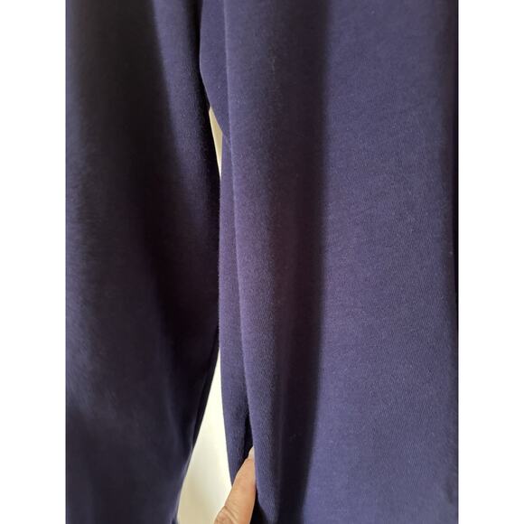 Lacoste Quarter Zip Sweatshirt 6 Mens XL Navy Blue - Picture 6 of 11